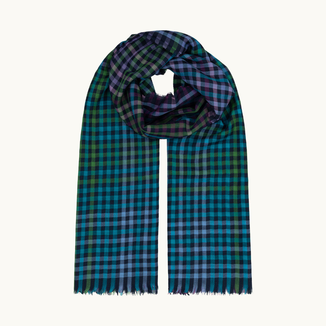 Wispy Solid Womens Superfine Cashmere Scarf Snow - Begg x Co