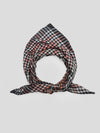 Women's Wispy Britten Square Cashmere Scarf Rust | Begg x Co