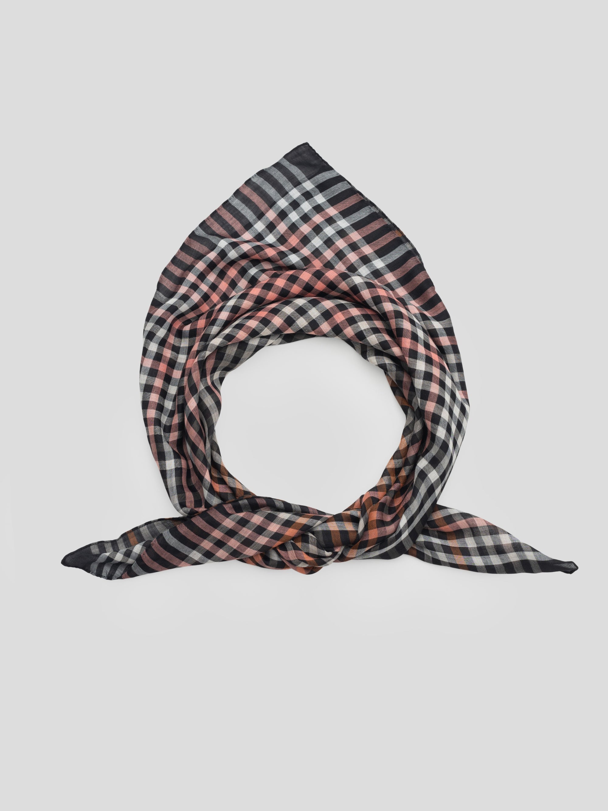 Women's Wispy Britten Square Cashmere Scarf Rust | Begg x Co