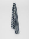 Wispy Darnock Lightweight Cashmere Scarf Navy White | Begg x Co