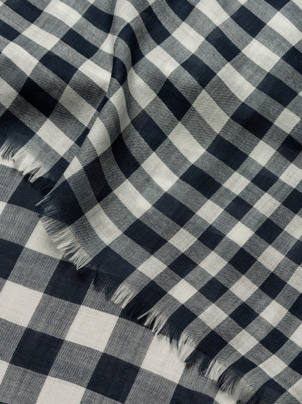 Wispy Darnock Lightweight Cashmere Scarf Navy White | Begg x Co