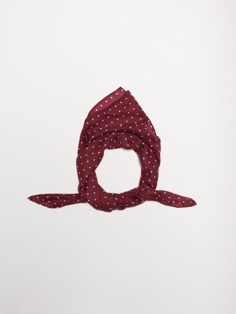Wispy Square Hanover Mens Cashmere Scarf Red | Begg x Co
