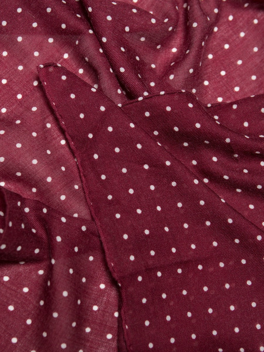 Wispy Square Hanover Mens Cashmere Scarf Red | Begg x Co
