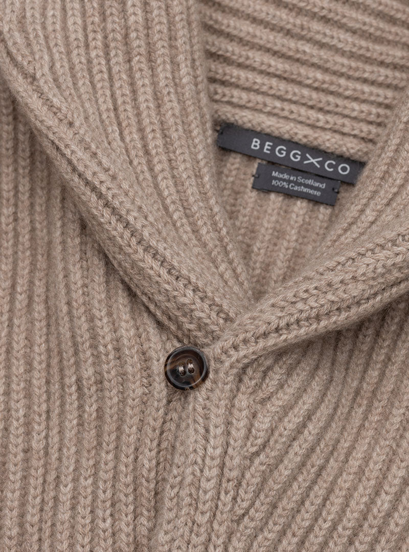 Mens Black Cashmere Alex Beanie Hat | Begg x Co