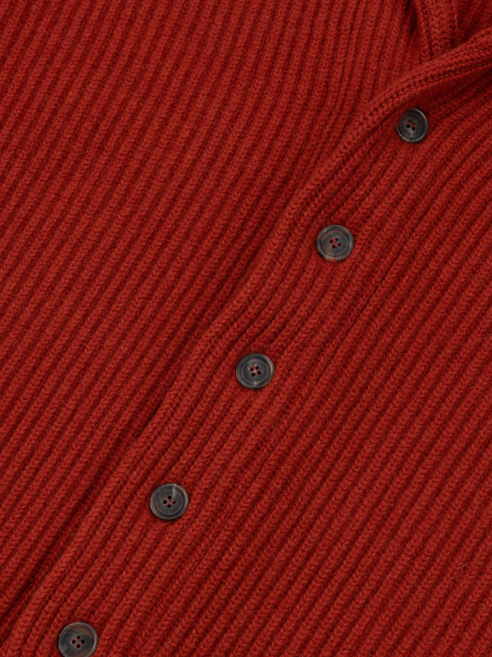 Men's Yacht Cashmere Cardigan Paprika | Begg x Co