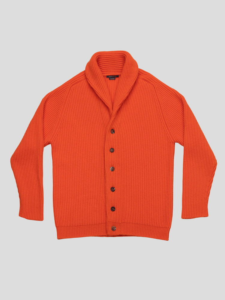 Womens Yacht Cashmere Shawl Collar Cardigan Strobe | Begg x Co